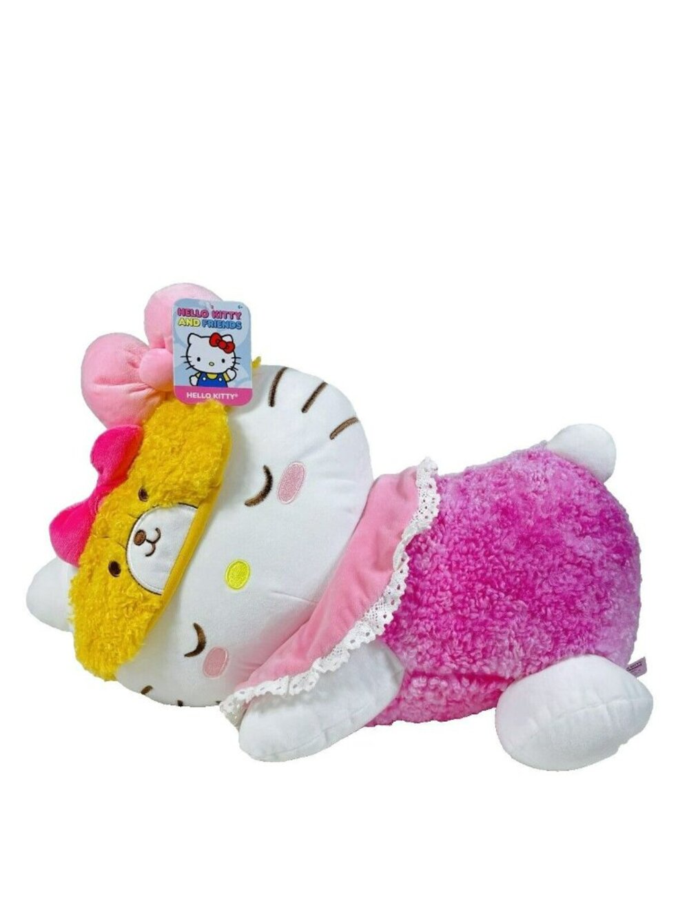 Hello Kitty And Friends Sanrio Hello Kitty 18" Sleeping Plush 2024 - Picture 4 of 9